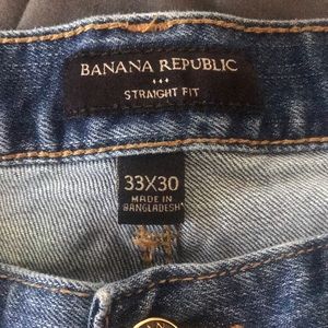 Banana Republic straight fit MENs denim